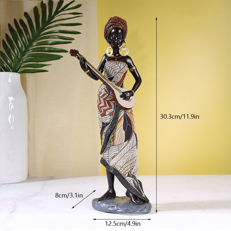 Retro African Resin Craft Ornament-KWB Lifestyle