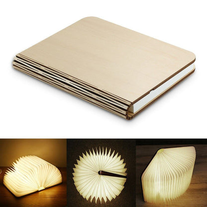 Light Up Your Imagination: Experience The Charm Of Our Wooden Book Lamp