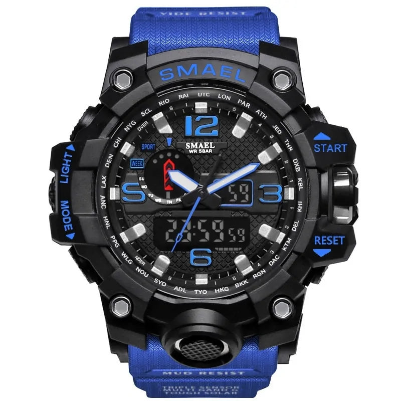 SMAEL Brand Men Sports Watches Dual Display-KWB Lifestyle