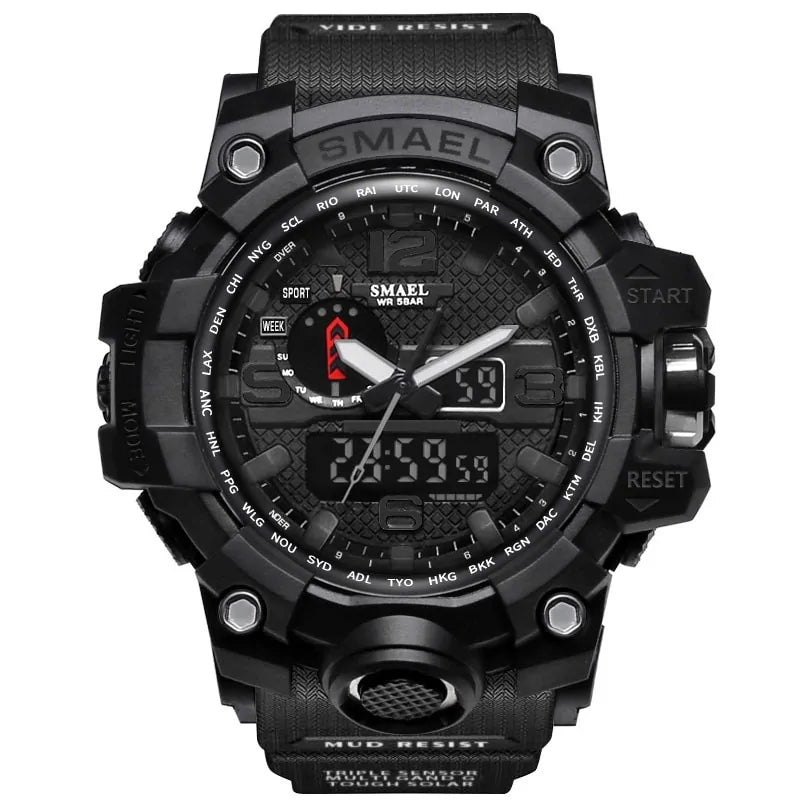 SMAEL Brand Men Sports Watches Dual Display-KWB Lifestyle