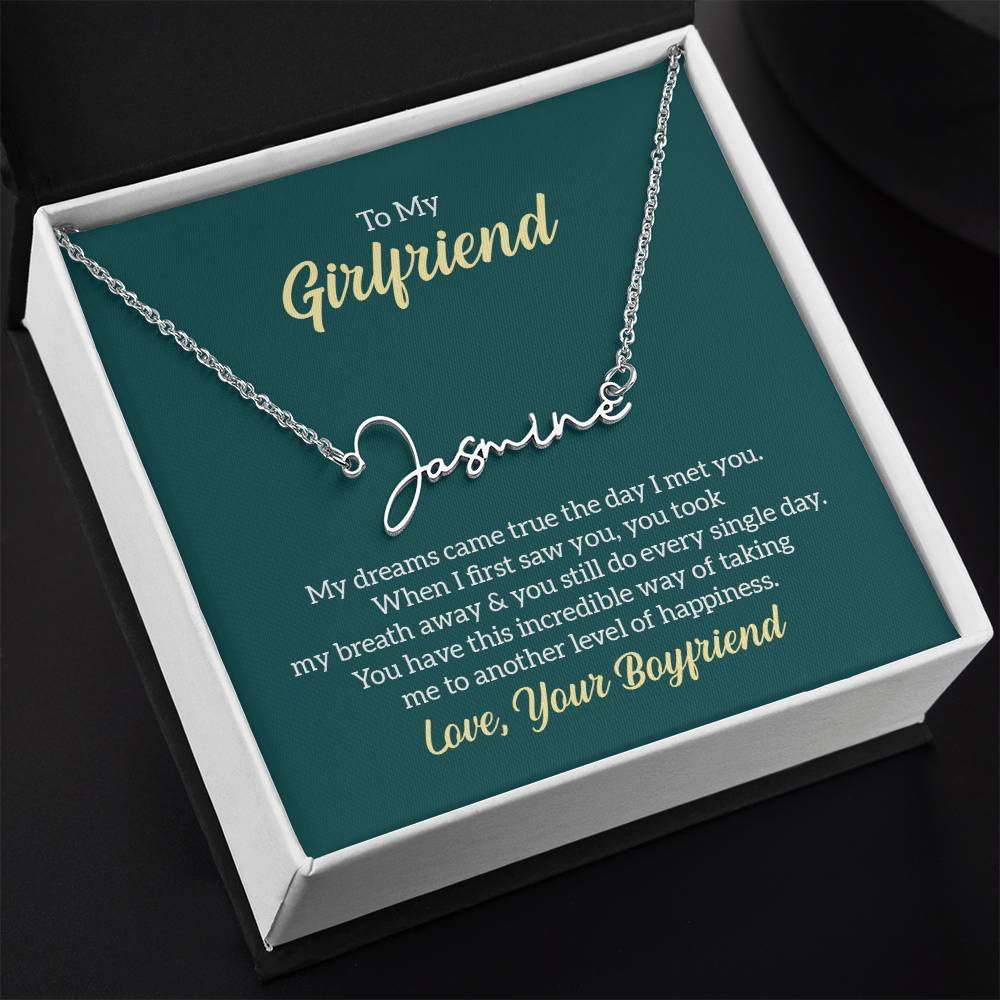 Jewelry - Elegance Script Personalized Pendant