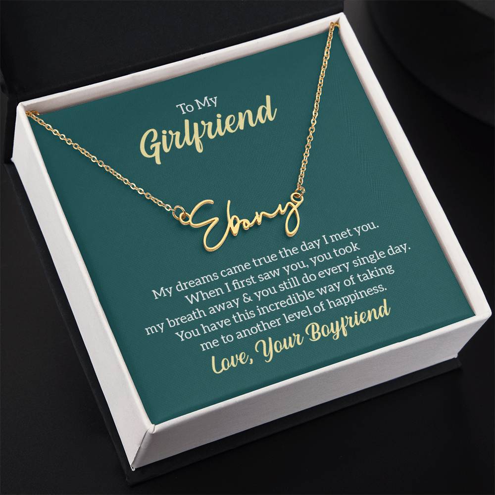 Jewelry - Elegance Script Personalized Pendant