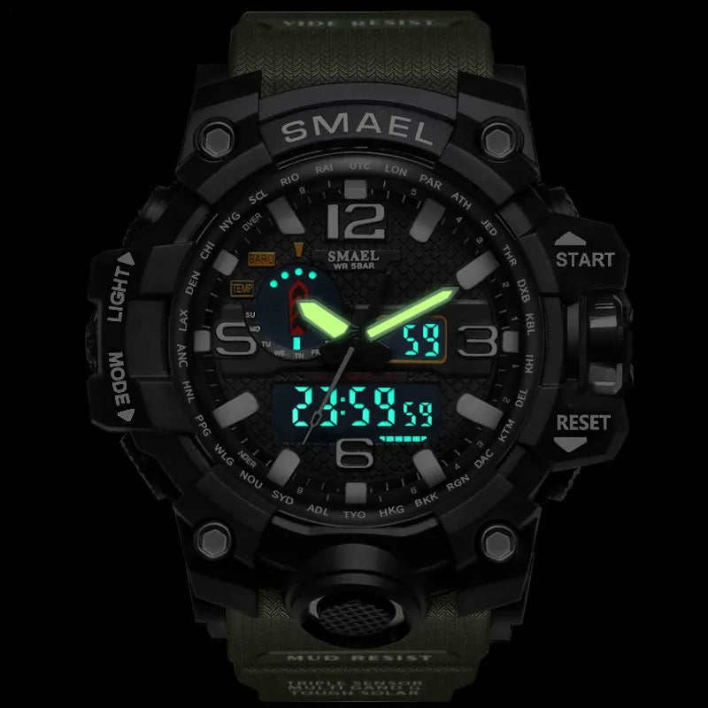 SMAEL Brand Men Sports Watches Dual Display-KWB Lifestyle