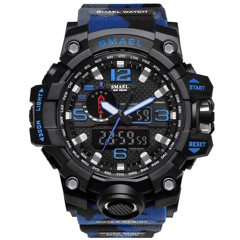 SMAEL Brand Men Sports Watches Dual Display-KWB Lifestyle