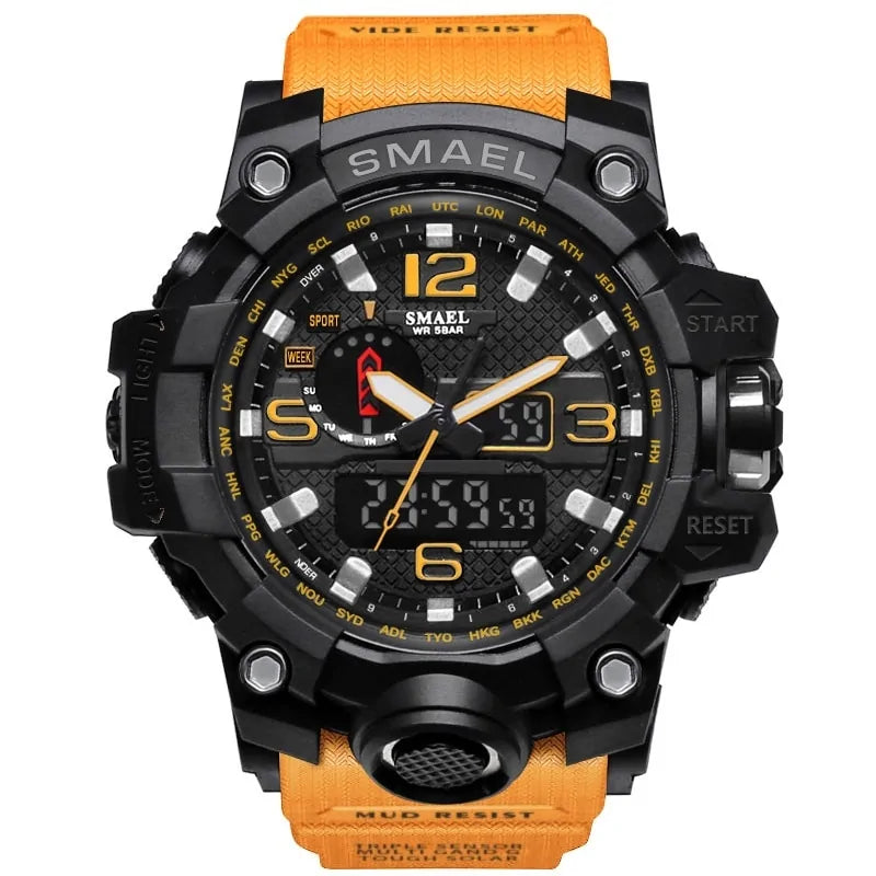 SMAEL Brand Men Sports Watches Dual Display-KWB Lifestyle