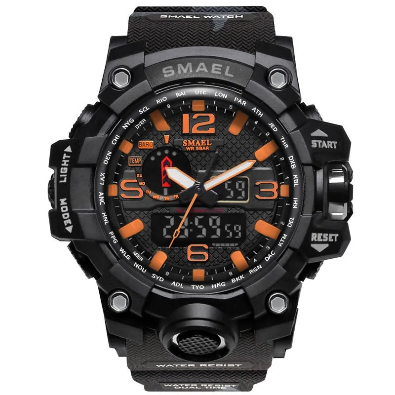 SMAEL Brand Men Sports Watches Dual Display-KWB Lifestyle