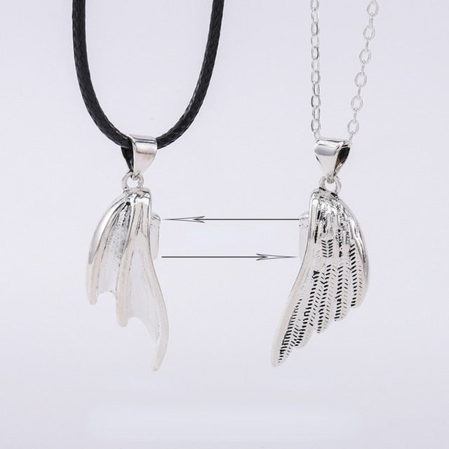 Angel Devil Wings Pair Lovers Necklace-KWB Lifestyle