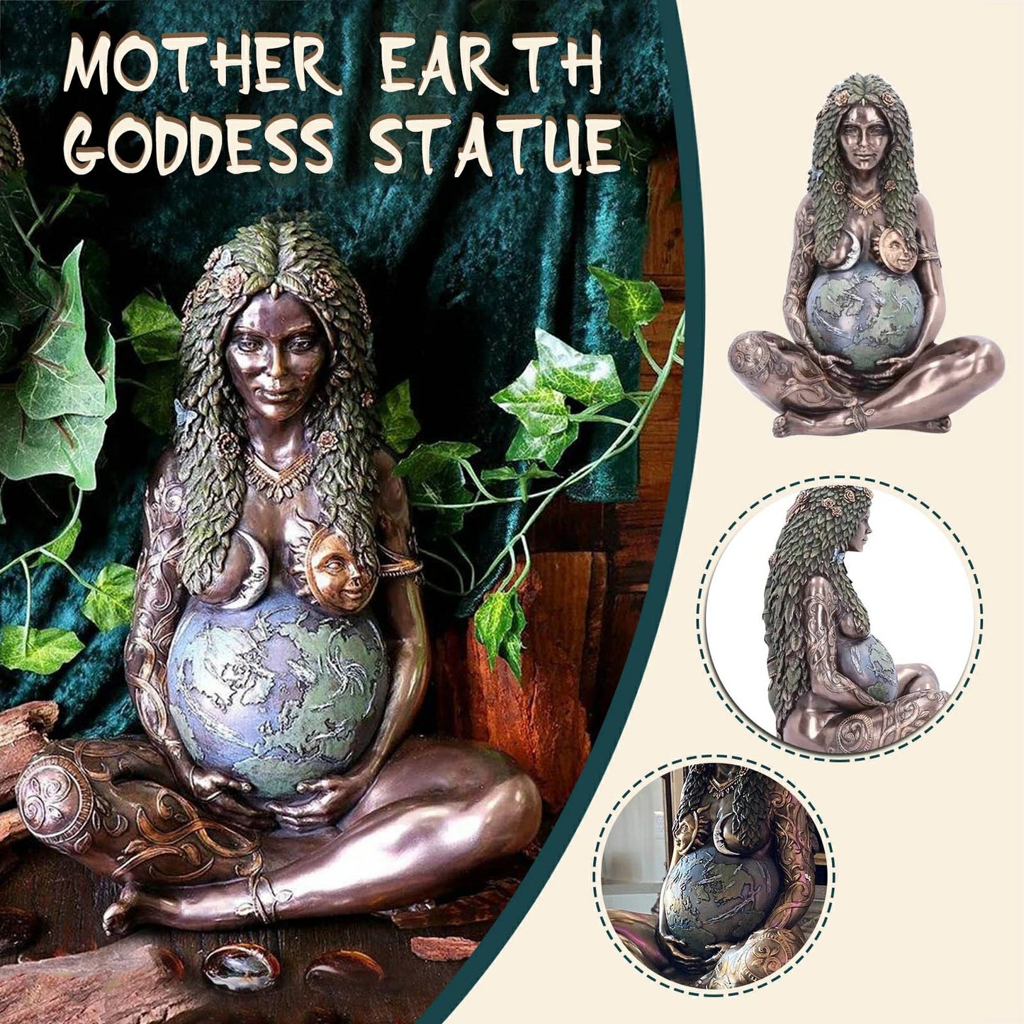 Mother Earth Art Statue-KWB Lifestyle