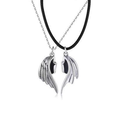 Angel Devil Wings Pair Lovers Necklace-KWB Lifestyle