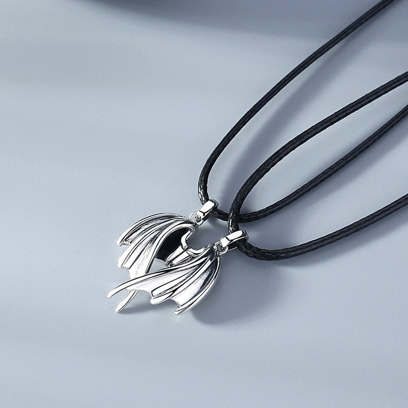 Angel Devil Wings Pair Lovers Necklace-KWB Lifestyle