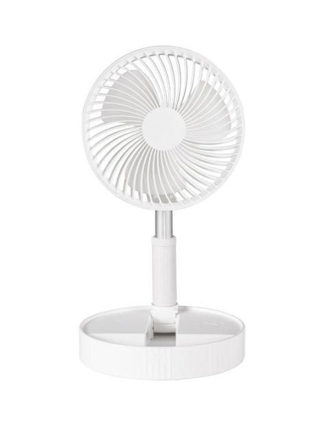 Portable Breeze: Rechargeable Folding Stand Fan for Anywhere, Anytime Use
