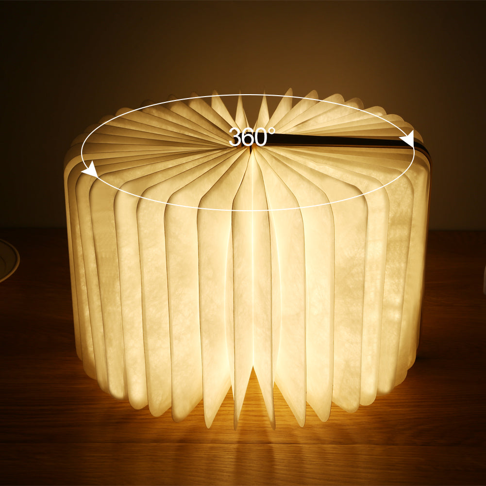 Experience the Charm of Our Wooden Book Lamp-KWB Lifestyle