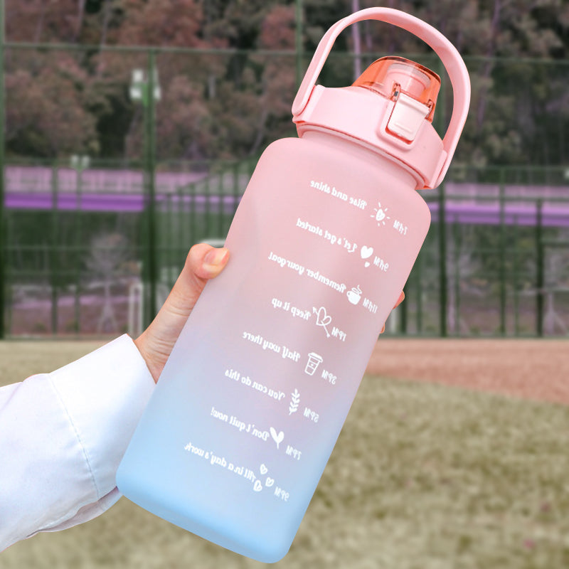 2L Large Capacity Water Bottle Straw Cup-KWB Lifestyle