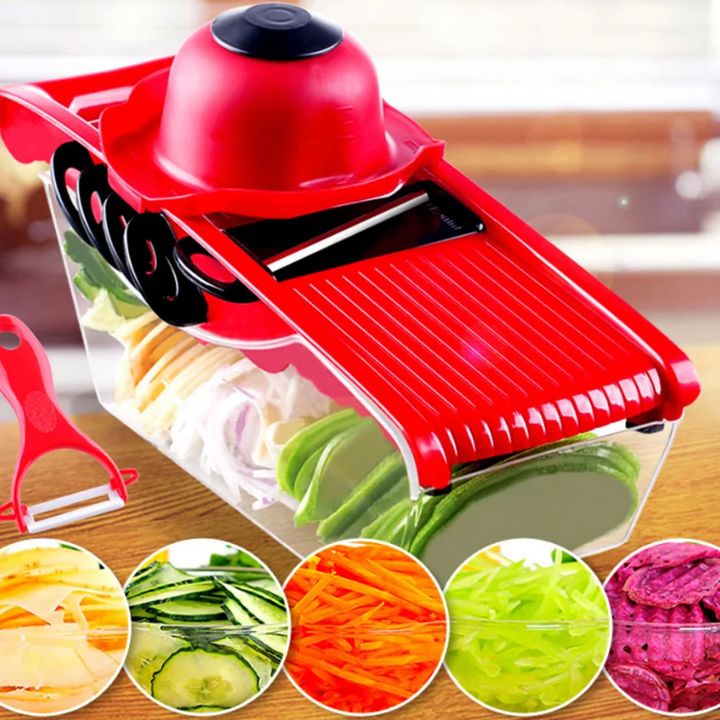 Upgrade Your Cooking Game with the 6 Blades Kitchen Slicer: The Ultimate Kitchen Tool for Effortless Food Preparation