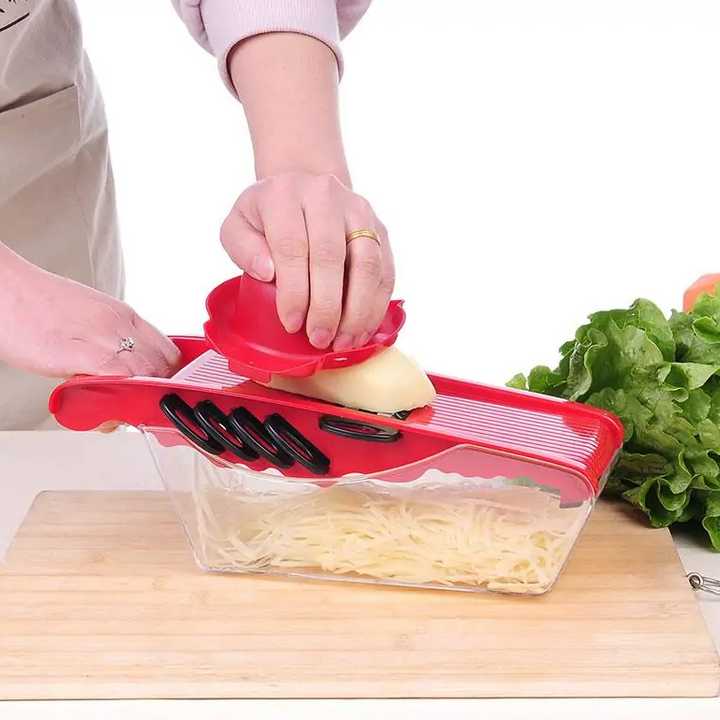 Upgrade Your Cooking Game with the 6 Blades Kitchen Slicer: The Ultimate Kitchen Tool for Effortless Food Preparation