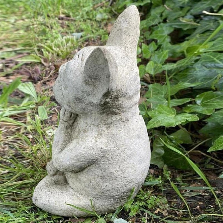 French Bulldog Yoga Statue
