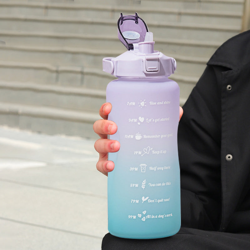 2L Large Capacity Water Bottle Straw Cup-KWB Lifestyle