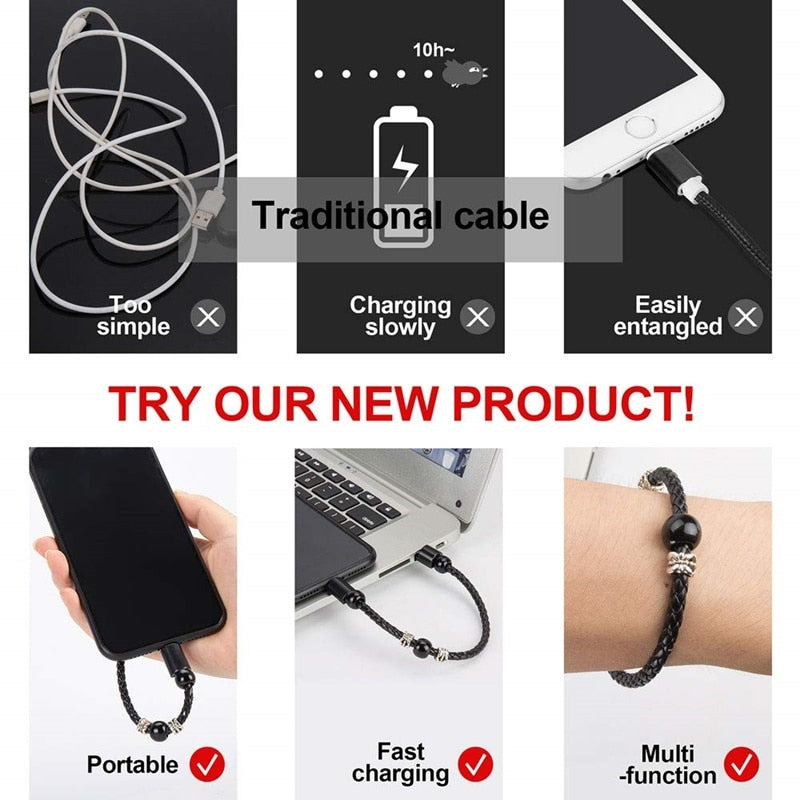 Portable USB C and Micro Bracelet Charger-KWB Lifestyle