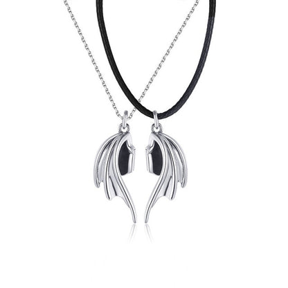 Angel Devil Wings Pair Lovers Necklace-KWB Lifestyle