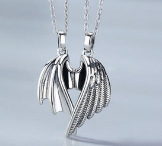 Angel Devil Wings Pair Lovers Necklace-KWB Lifestyle