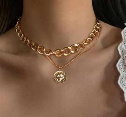 ZOVOLI Vintage Multi Layered Necklace