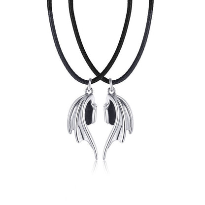 Angel Devil Wings Pair Lovers Necklace-KWB Lifestyle